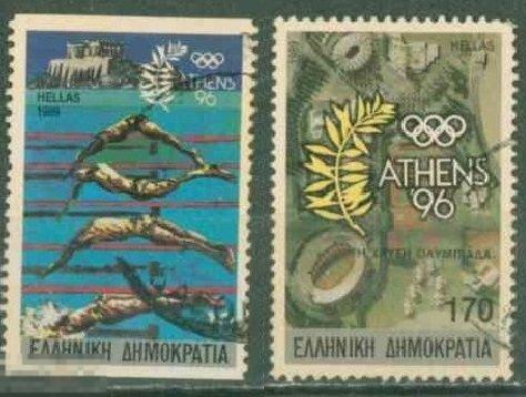 Греция 198  Mi#1719 - 1720  Спорт  Олимпиада х