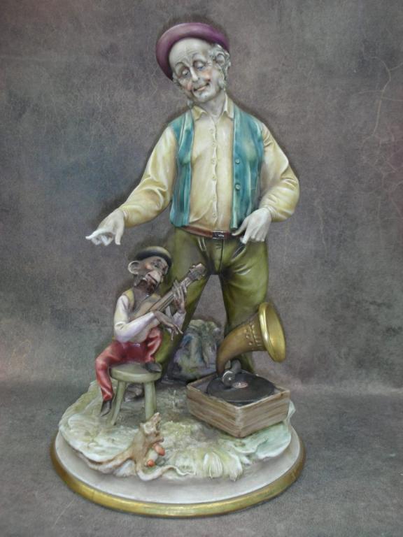 Статуэтка. Фарфор. Музыканты. Capodimonte. Италия