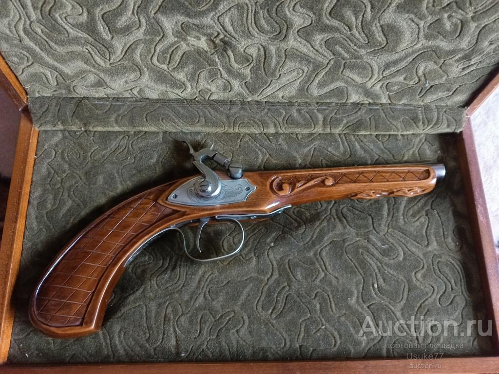 Уникальный кремневый пистолет."Модель"Ручная работа