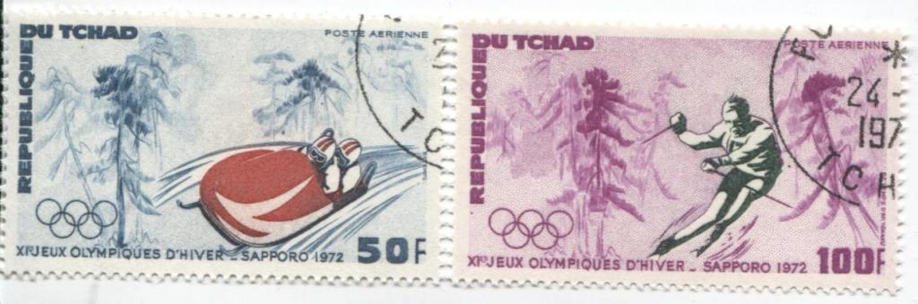1972 Чад Олипийские игры в Саппоро 2м .гаш.