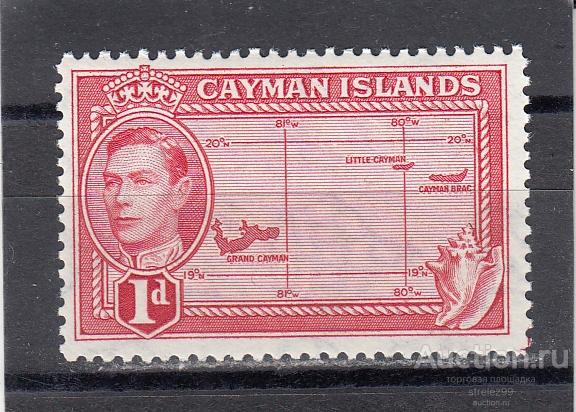 CAYMAN  ISLANDS КАЙМАН КАЙМАНОВЫ ОСТРОВА    Карта  № 103  1938  Сост** MNH
