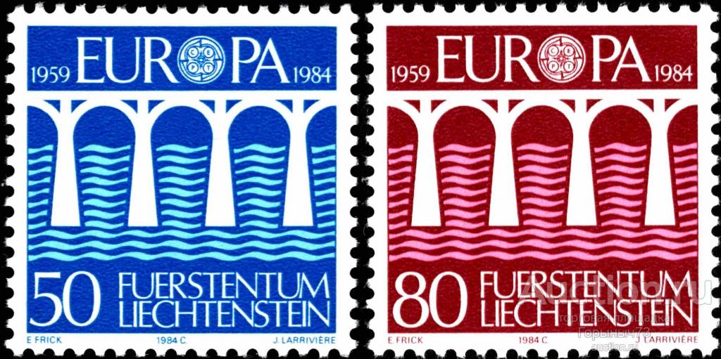 Лихтенштейн 1984 пс Европа MNH
