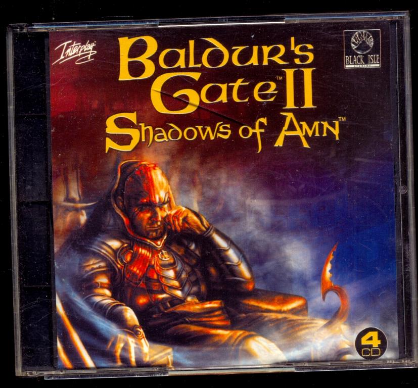 4 CD Baldurs Gate II - Shadows Of Amn старое издание WIN 95 98