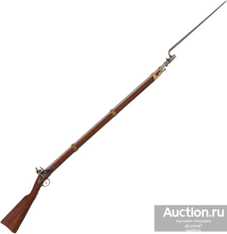 Ружье времен Наполеона кремневое со штыком DE-1036