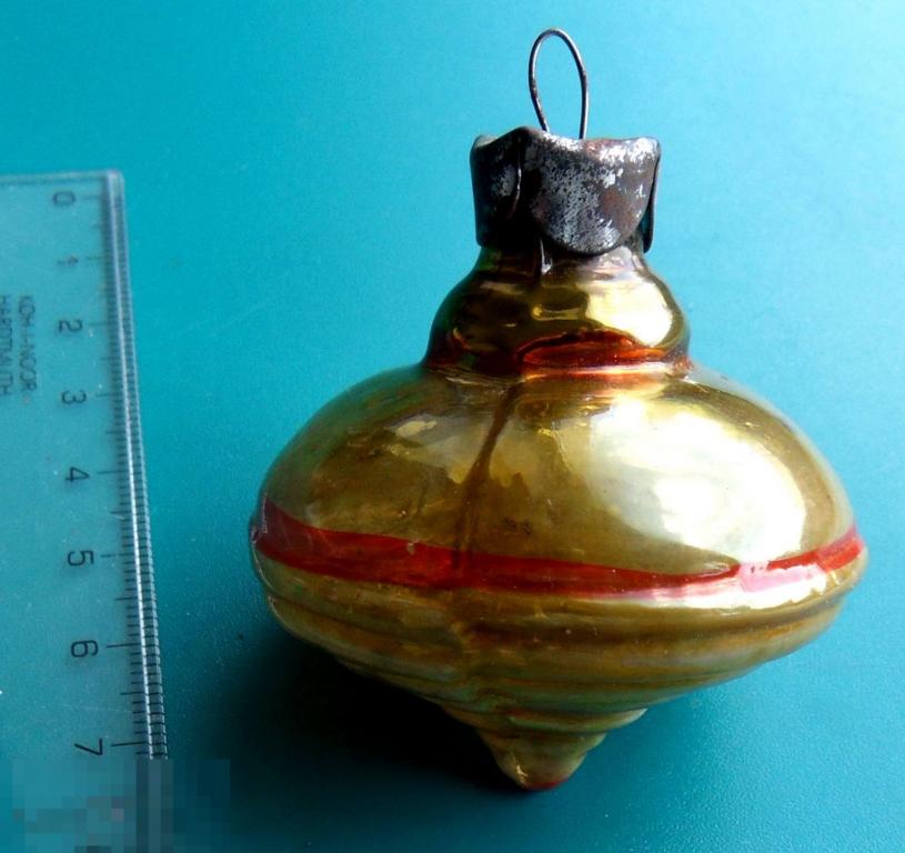 ЮЛА  - РРК55 - старая елочная игрушка ВИНТАЖ - редкая!!! люкс!!!