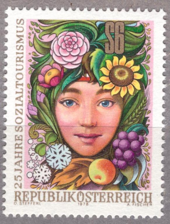 Австрия. 1978. 25-летие социального туризма **
