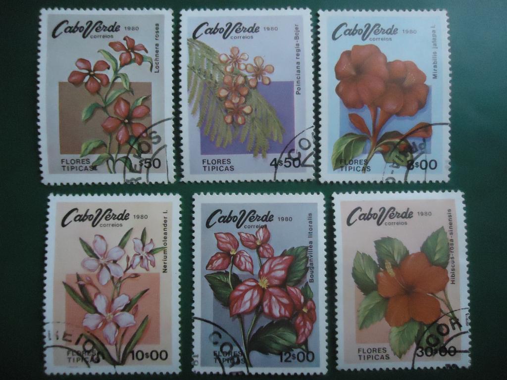 1980 г.  Кабо Верде.  полная серия.