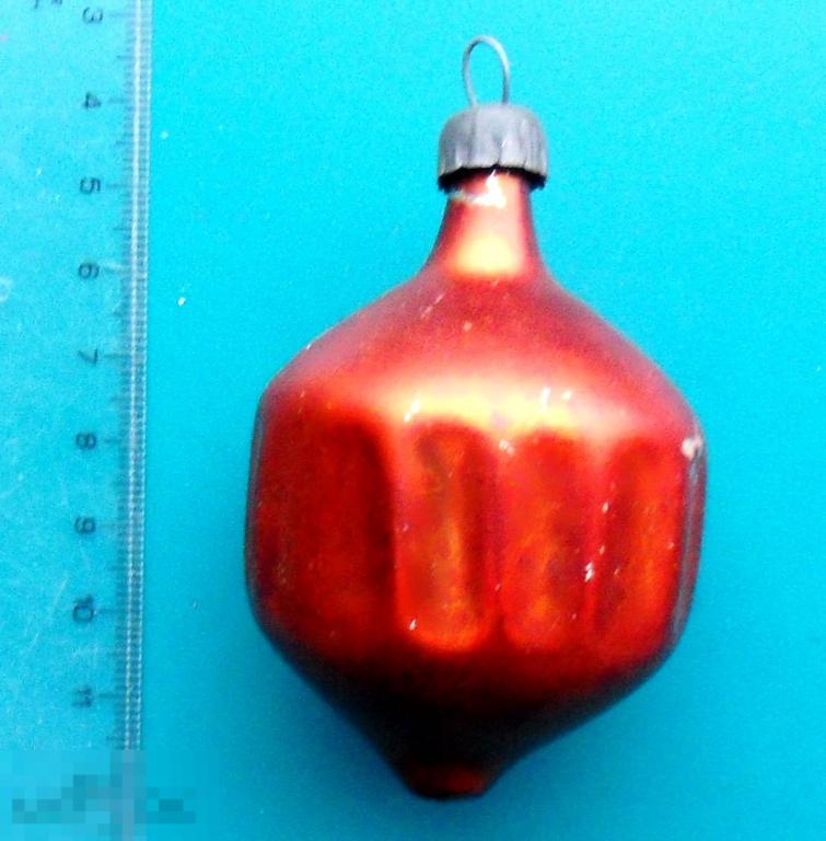 ЮЛА 1950-е СССР - РР753   - старая елочная игрушка. стекло РЕДКАЯ!!!