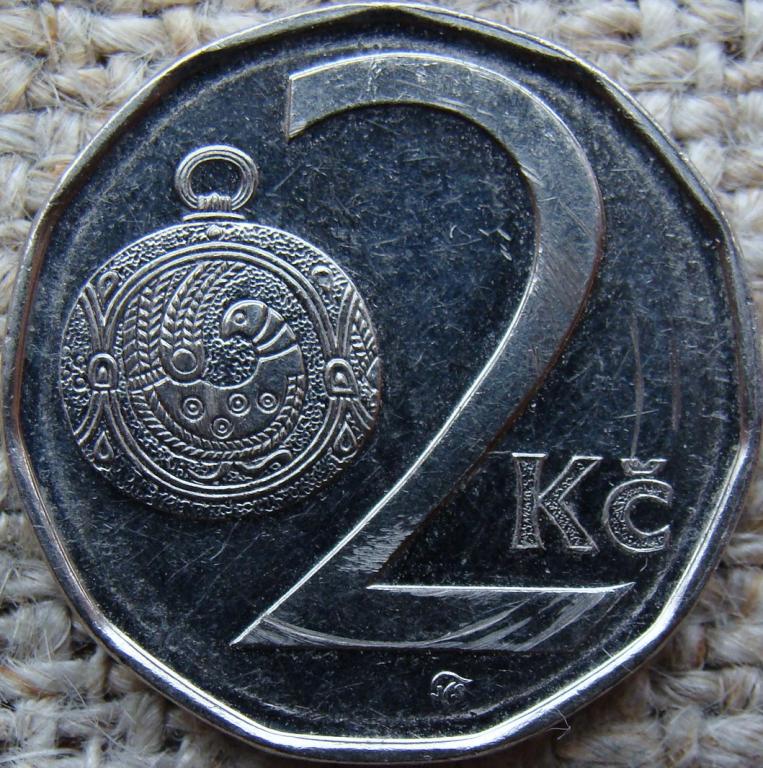 Чехия 2 кроны 2018 год