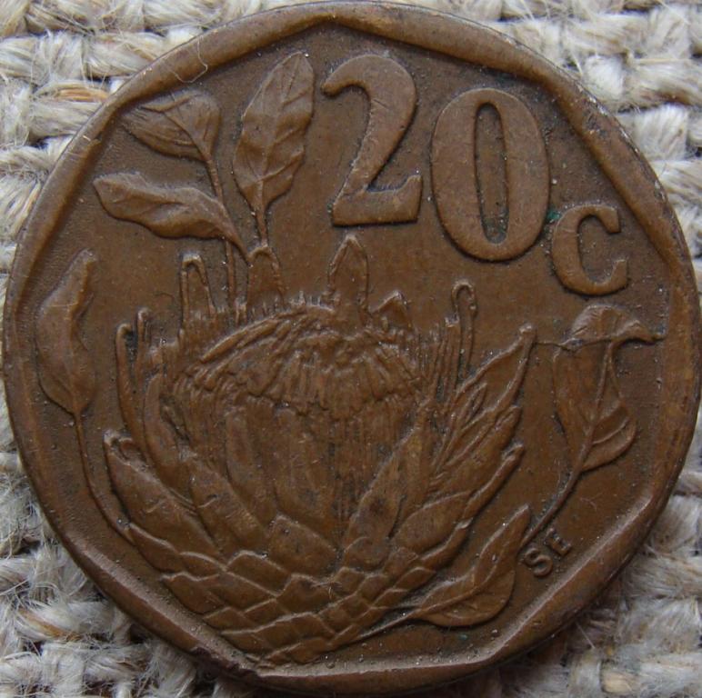 ЮАР 20 центов 1994 год