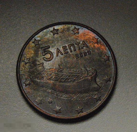 5 евро центов 2009 года Греция