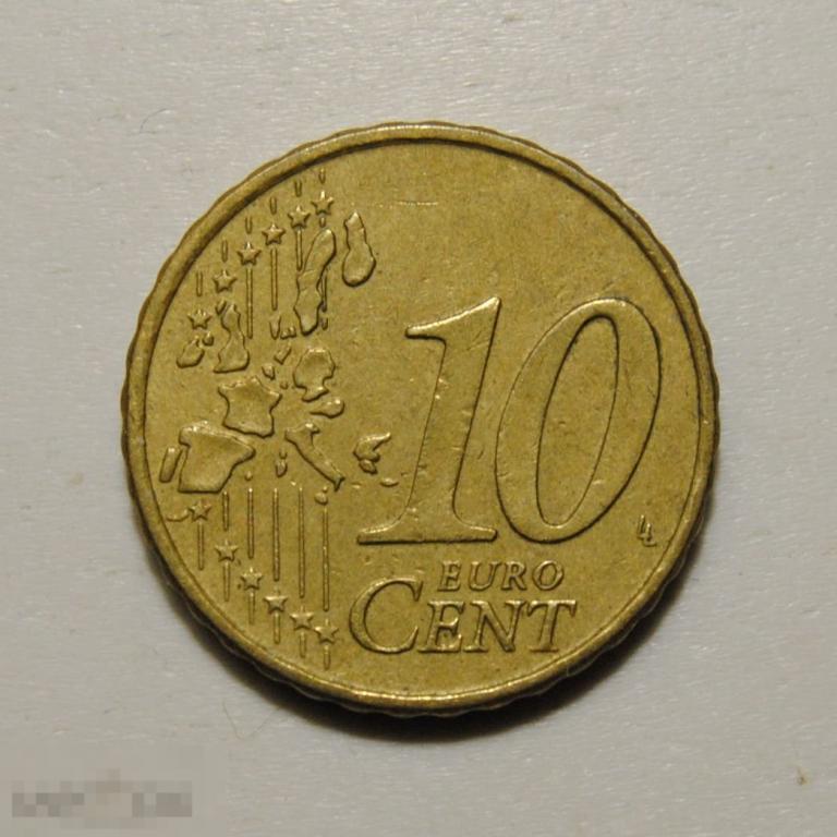 10 евро центов 2005 года Греция