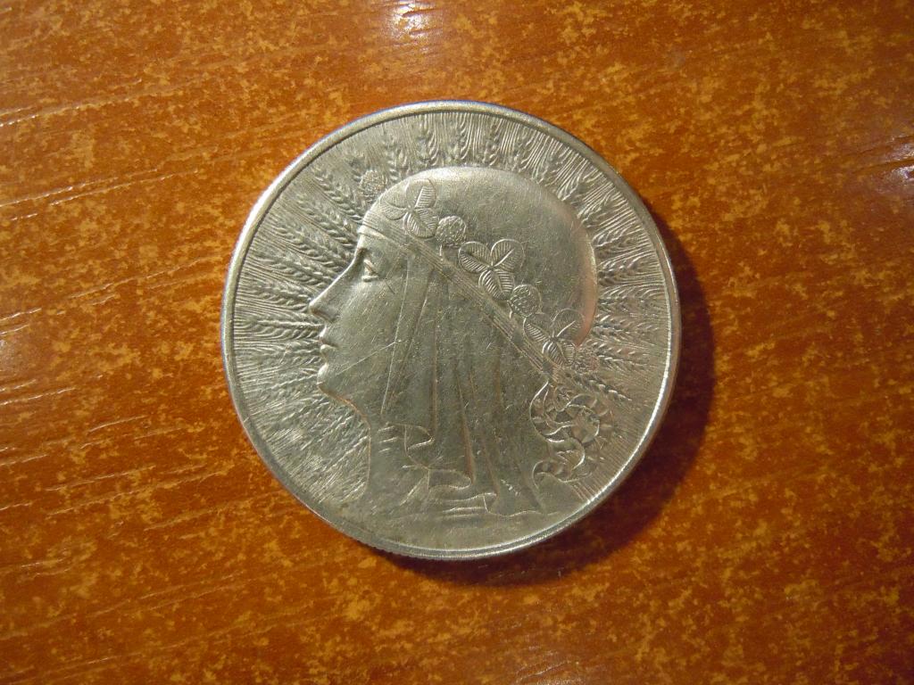 10 злотых 1932г Польша, 21,93гр, серебро