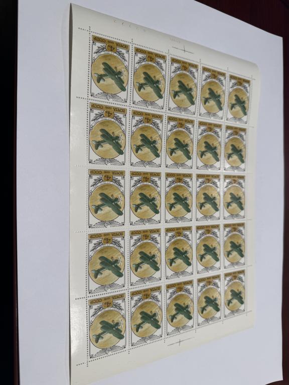 СССР, 1978 год, Самолёты, полный лист, 6 штук, **