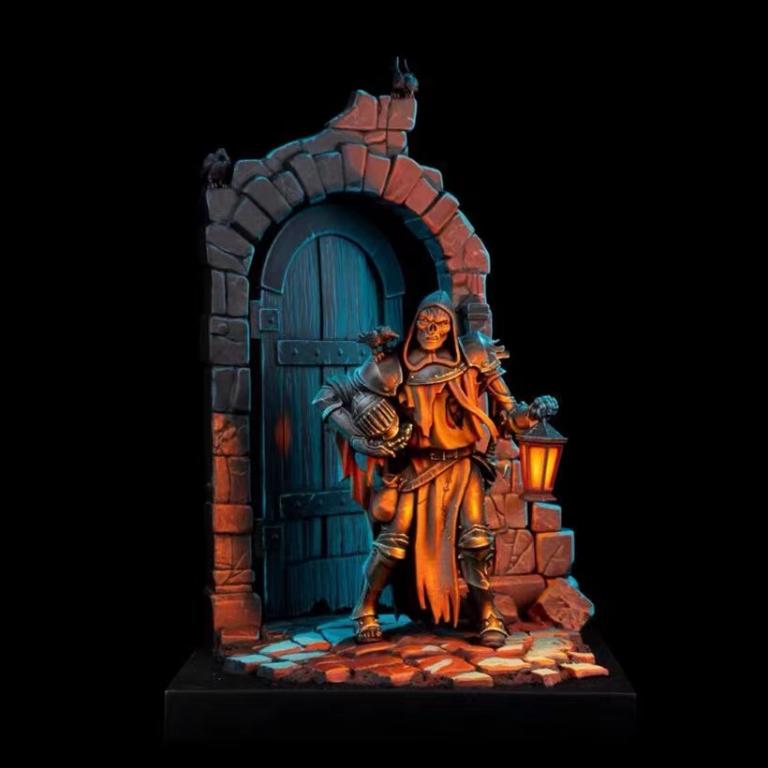 Фигурка 1:24 №125 СМЕРТЬ диорама моделирование смола