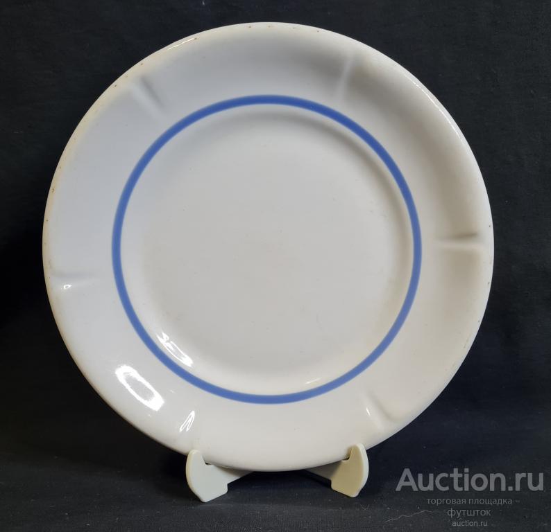 ТАРЕЛКА ФАРФОР ОБЩЕПИТ СССР КЛЕЙМО 🔹🔹🔹51 27
