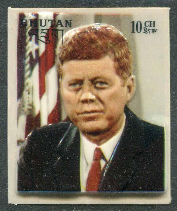 Бутан, 1972, Деятели, Политика, Кеннеди, 3D