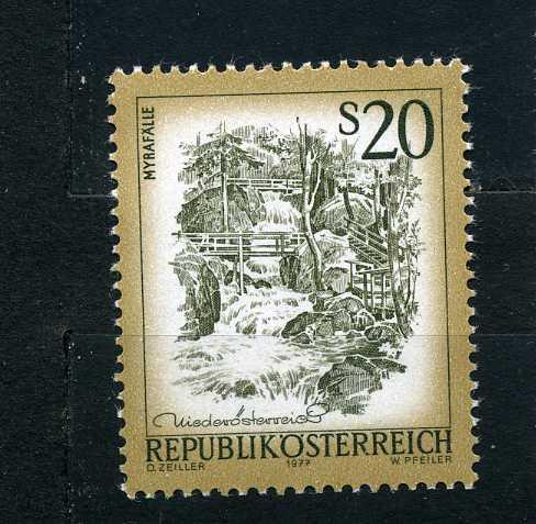 Австрия. Водопады Мирафеле, Муггендорф, природа. Серия. 1977.**