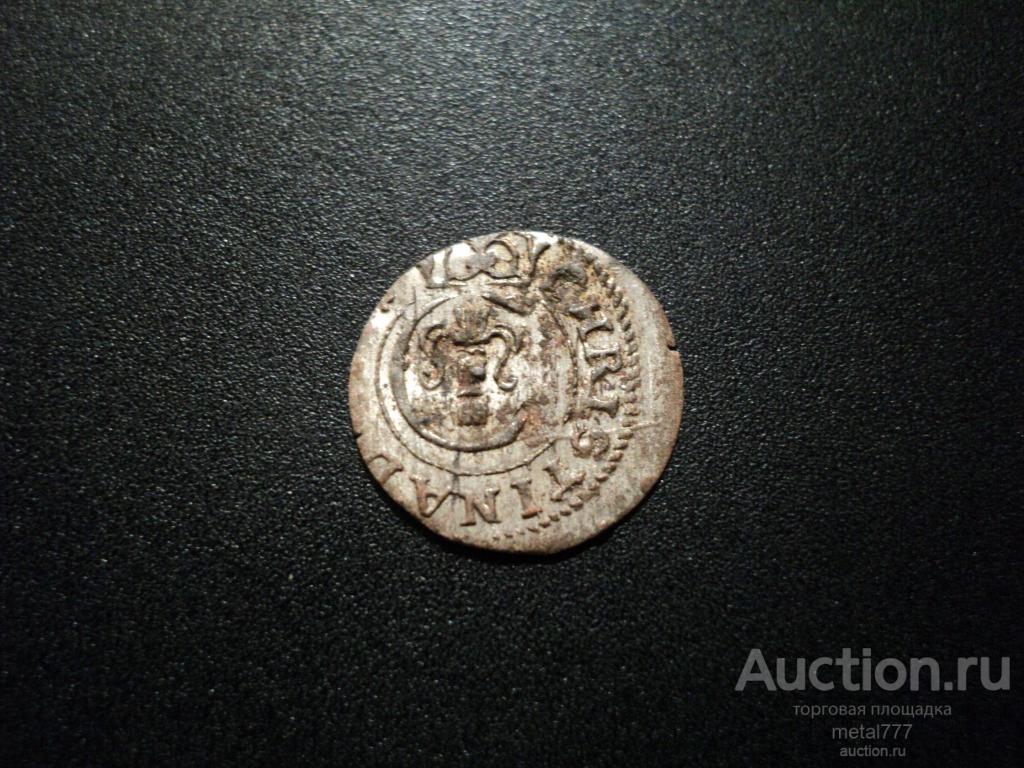 Солид. Ливония под властью Швеции. Кристина. 1652 год. Серебро.