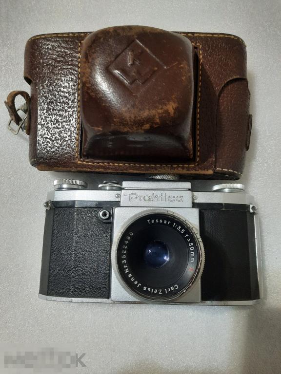фотоаппарат Praktica  Практика объектив 3.5/50 Carl Zeiss Tessar
