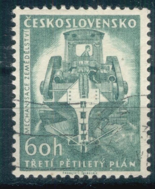 Чехословакия 1961  Mi# 1243 Производство  Пятилетний план гаш