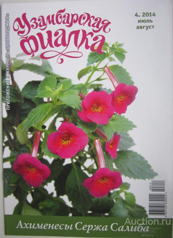 Узамбарская фиалка (иллюстрированный журнал) №4-2014 (июль-август)
