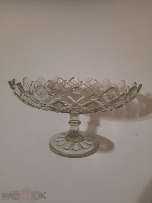 Ваза фруктовница на ножке ссср