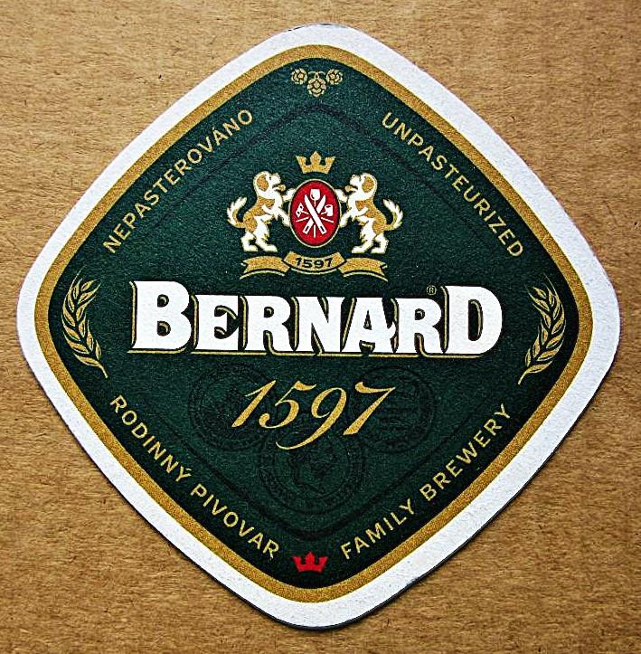 Бирдекель для пивной кружки. Фирма " Bernard 1597 " Чехия. Диаметр 10 см.