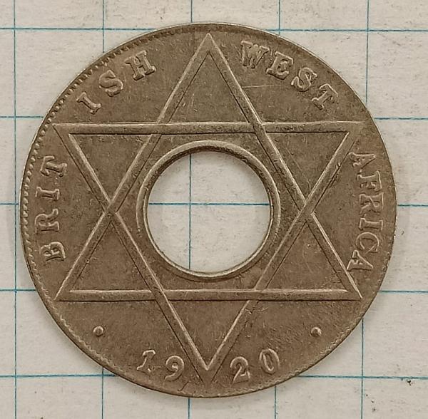 1/10 пенни 1920 Британская Западная Африка (026895)