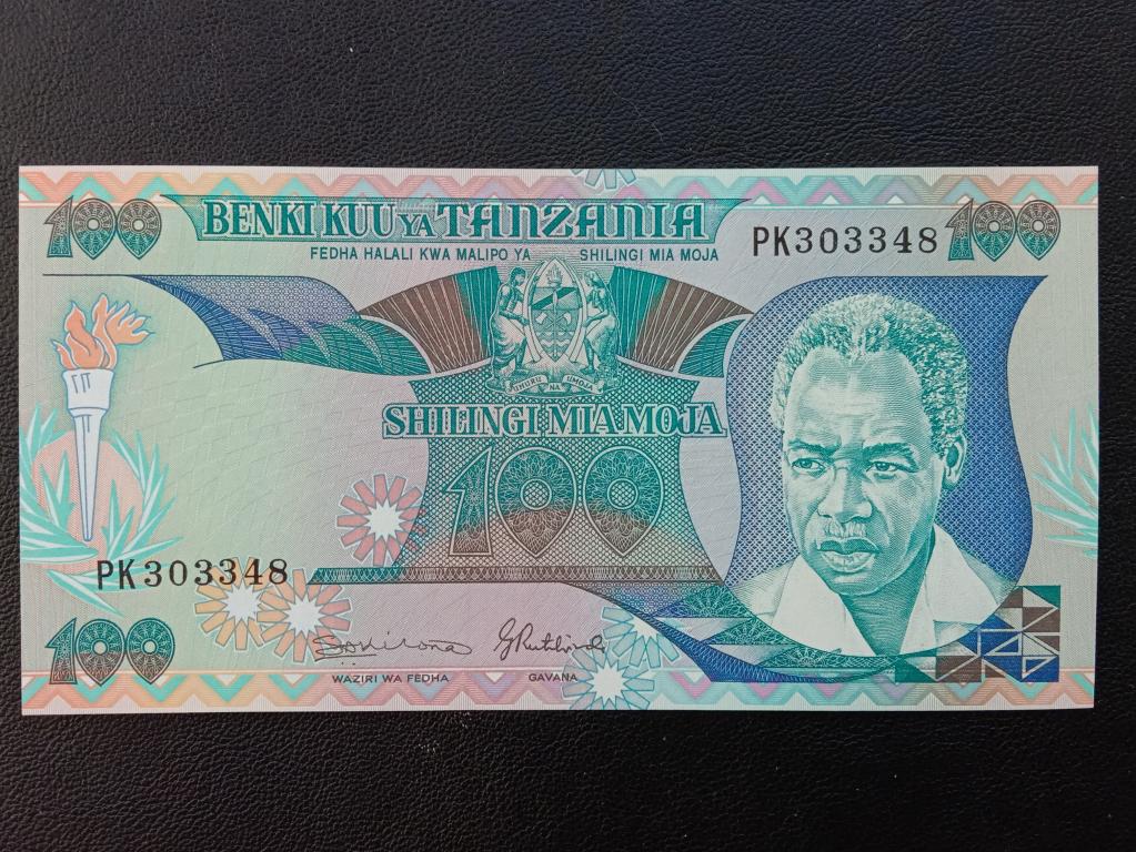 Танзания 100 шиллингов 1986г.     UNC   Р.14b