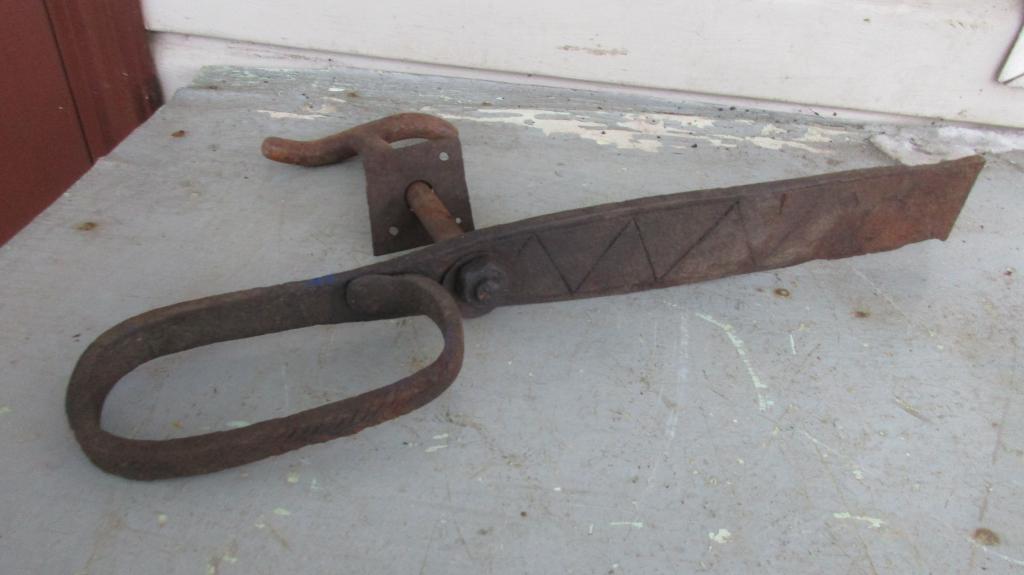 ДВЕРНАЯ РУЧКА. ЗАТВОР. ПРИТВОР. ЗАЩЕЛКА. КОВКА 19 ВЕК