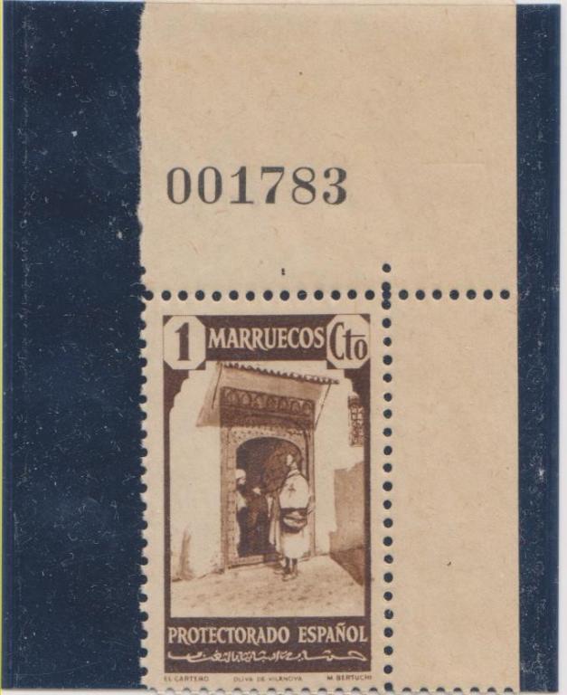 Испан.Марокко,1940**Почтальон(с полями)