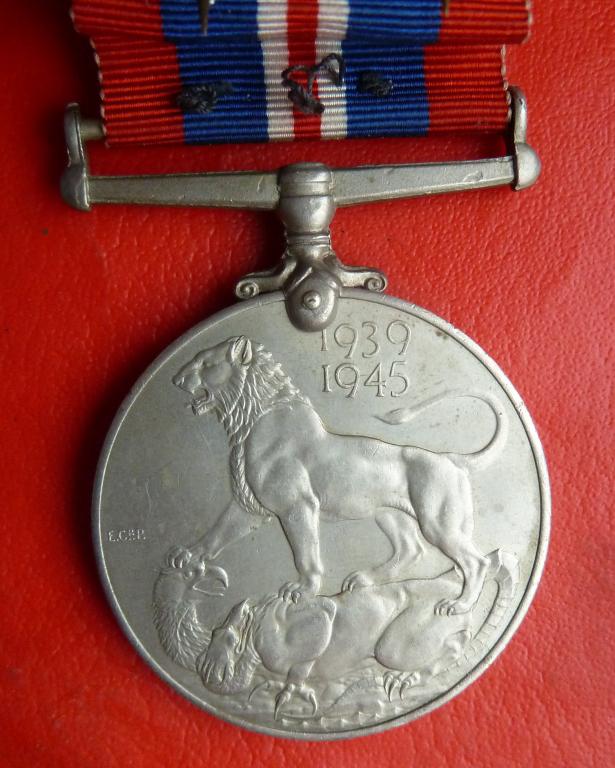 Великобритания Англия Медаль Войны 1939 – 1945 WW2 Георг VI