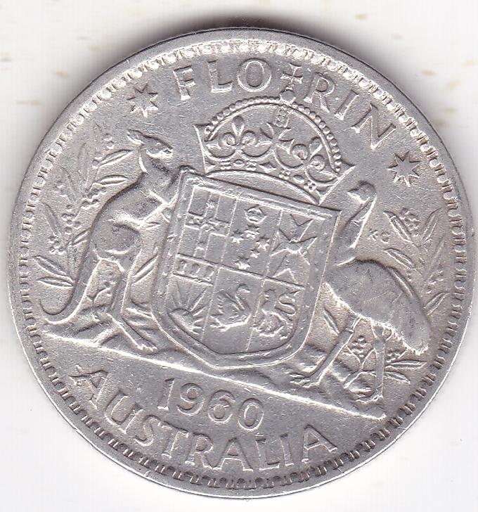 Австралия 1 флорин 1960