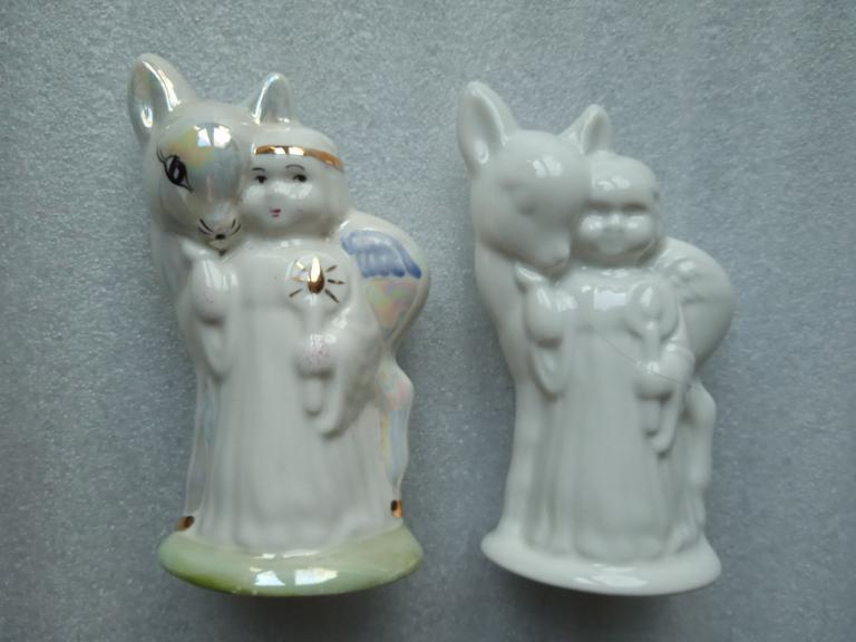 Ангел с Олененком - Владивостокский фарфоровый завод, одним лотом
