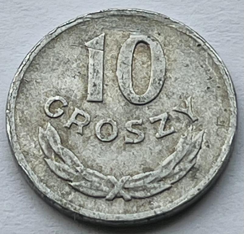 ПОЛЬША 10 ГРОШЕЙ 1963 ГОД (А)