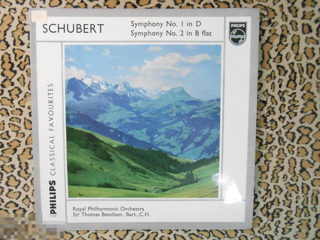 LP Schubert – Symphony No. 1 In D, Symphony No. 2 In B Flat