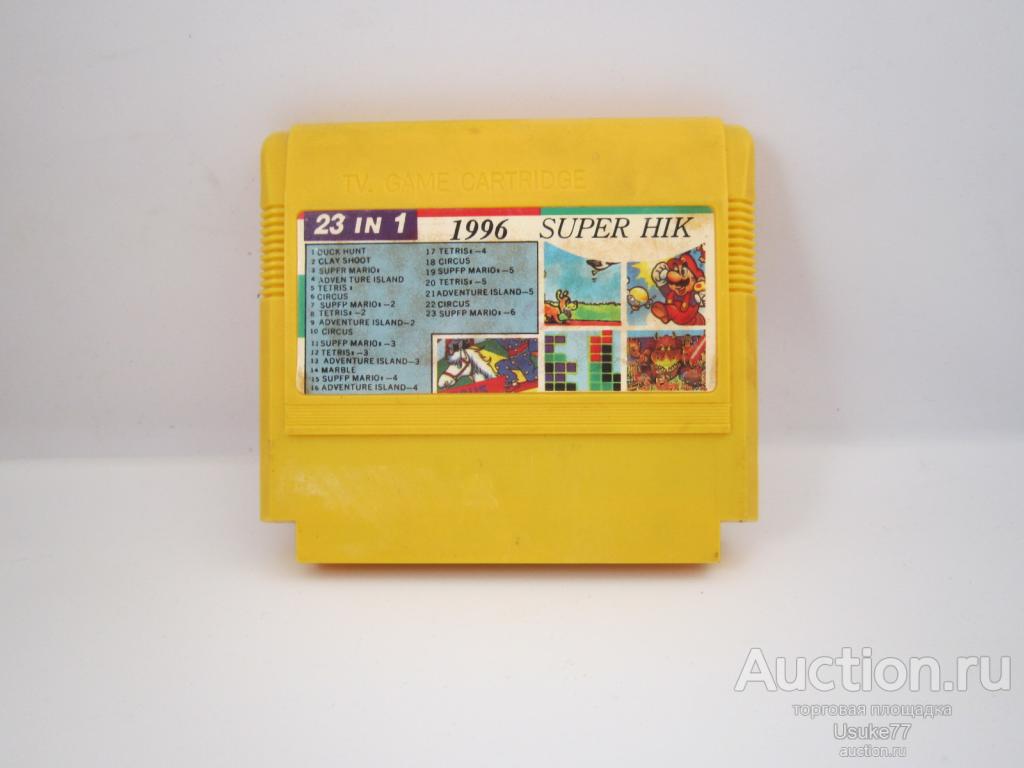 Картридж 23 in 1 TV.GAME CARTRIDGE DENDY Денди