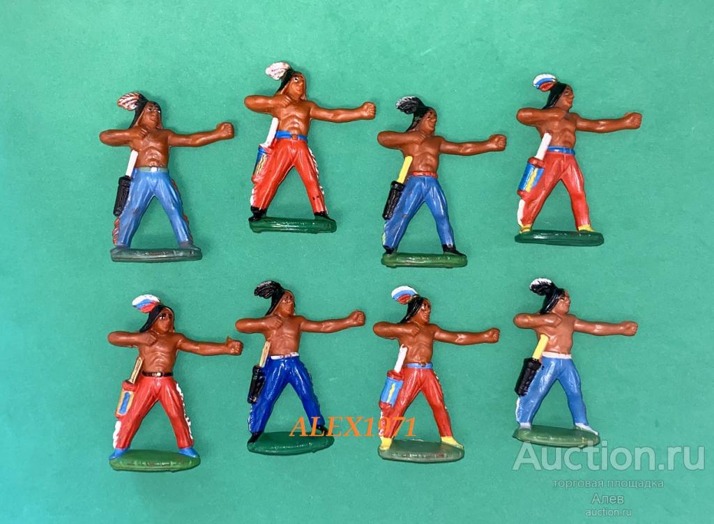 № 045 ГРОМОВОЙ ЯСТРЕБ, ИНДЕЕЦ ГДР, ИНДЕЙЦЫ, КОВБОИ, СОЛДАТИКИ ГДР, ВЕСТЕРН, ДИКИЙ ЗАПАД