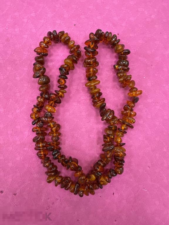 Бусы янтарь СССР 43,4 гр.