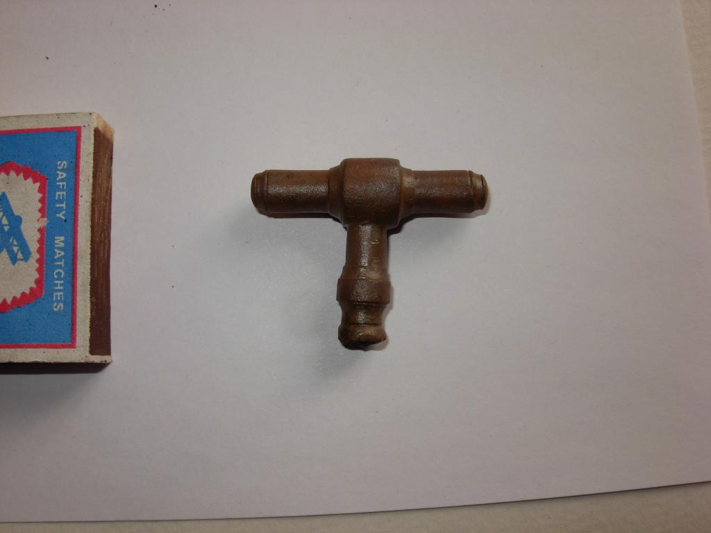 Ручка старинная Т-образная бронза патина на окно дверь мебель средних размеров аккуратная