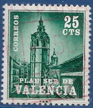 Валенсия (Испания). 1966. Южный план Валенсии (1963-1985). Used.