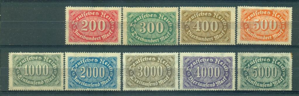 Германия 1922 г. стандарт часть серии негашеная*