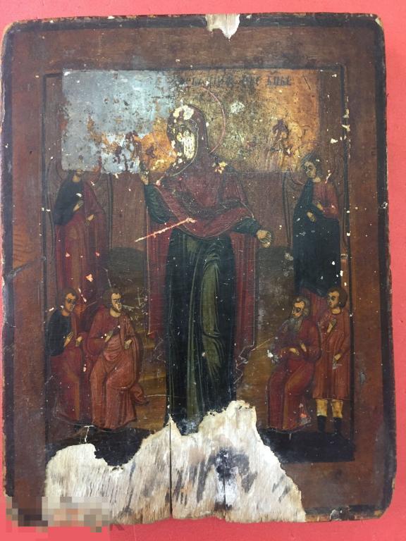 Икона Всех Скорбящих Радость 280х215 мм 27 мм