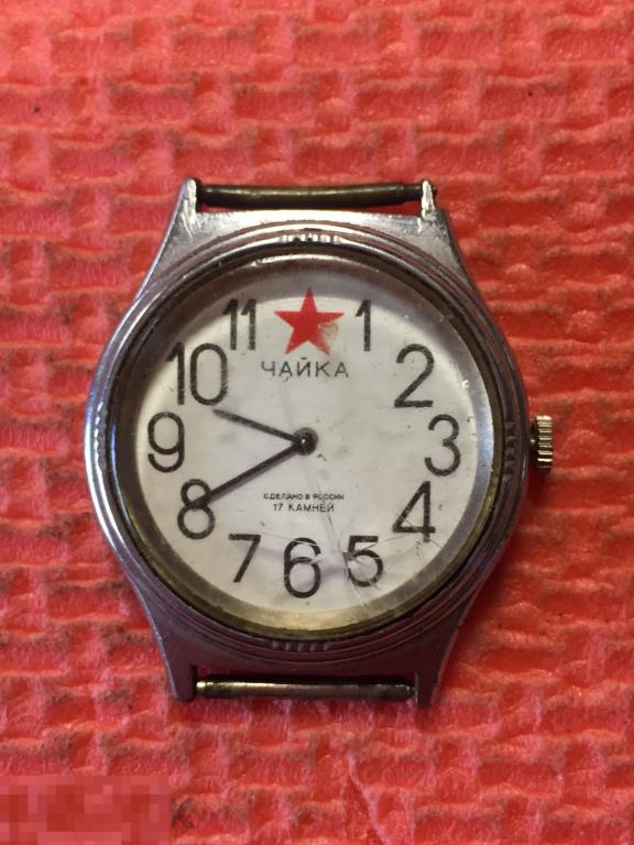 Часы Чайка "Красная Звезда" мужские. На ходу. 17 камней