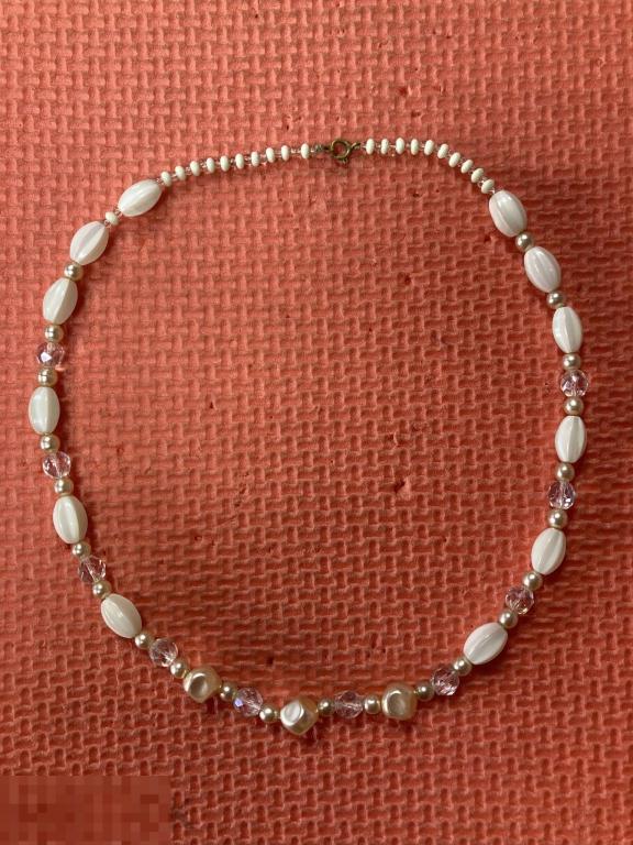 бусы чешское стекло Чехословакия Чехия ЧССР длинна нити 54 см