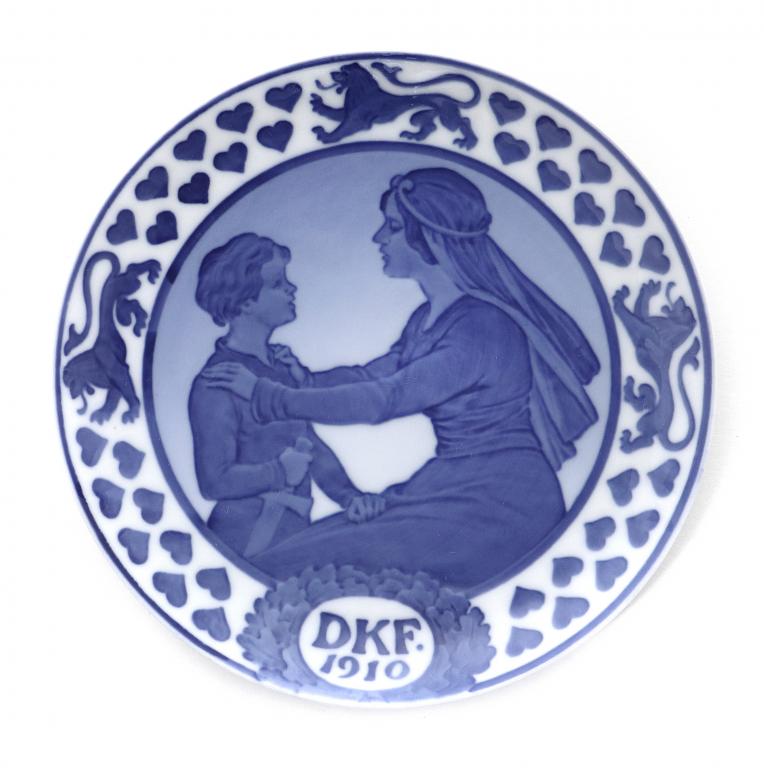 Памятная фарфоровая тарелка. Royal Copenhagen