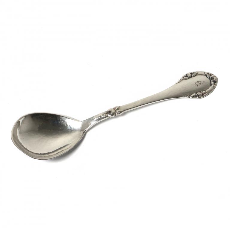 Серебряная сервировочная ложка.  Швеция,  1923 год