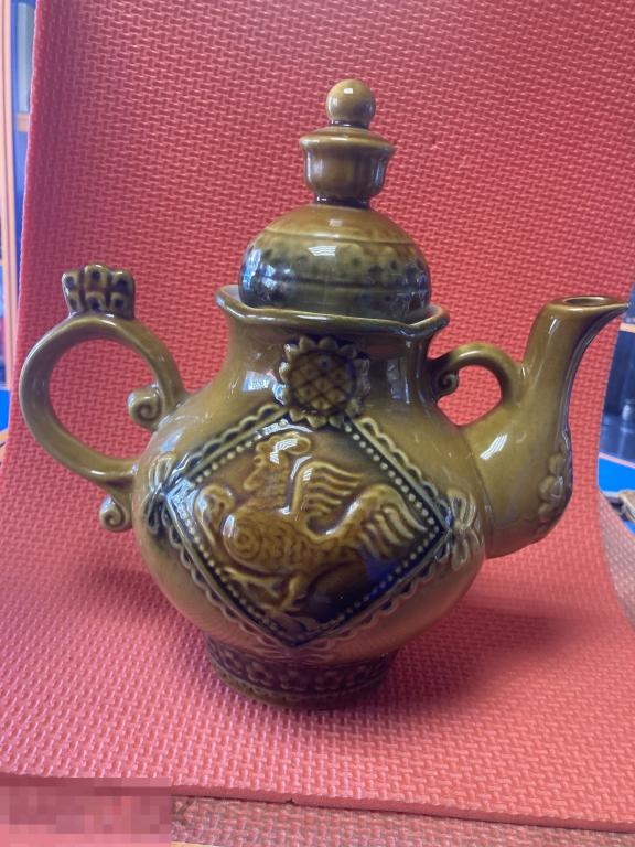 Чайник доливочный  Петух. Волгоград. Керамика СССР 2 литра