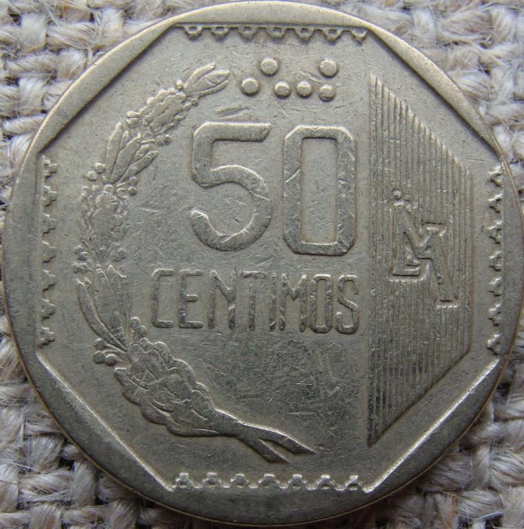 Перу 50 сентимо 1994 год